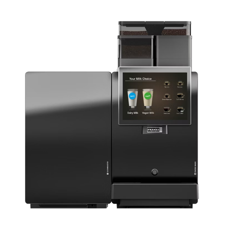 Franke SB1200 speciality beverage station with touchscreen and separate milk cooling unit