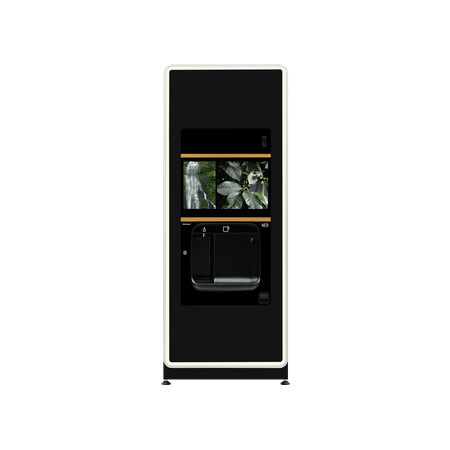 Front view of the Coffetek NEO Q coffee and filtered-water vending machine